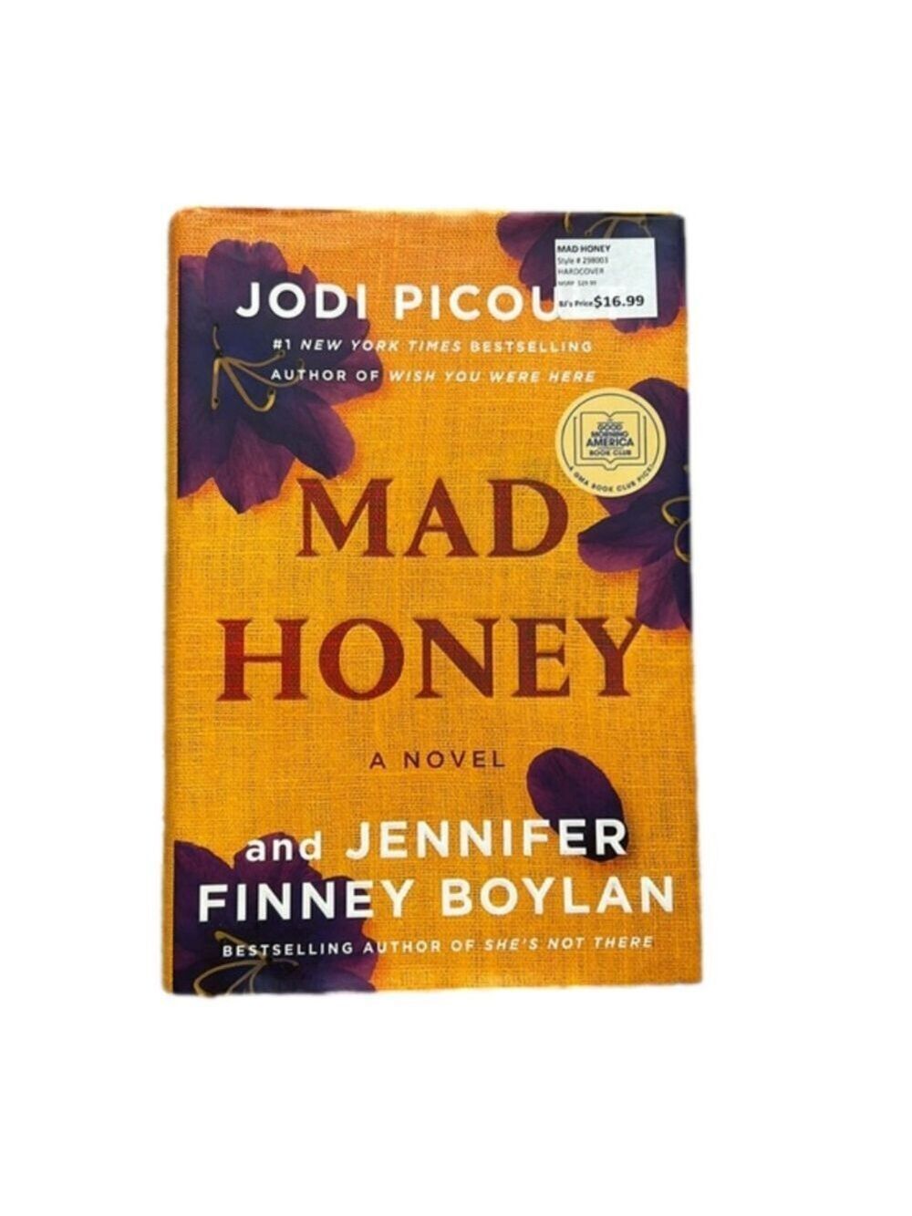 Mad Honey by Jodi Picoult Hardcover Book